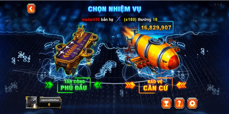 sảnh Bắn cá VNLoto