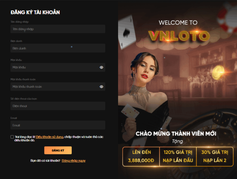 Đăng ký VNLoto 